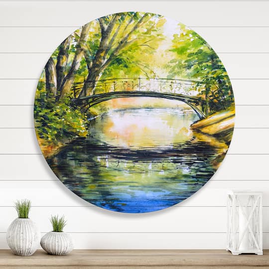 Designart - Bridge Over Troubled Water In Forest Park